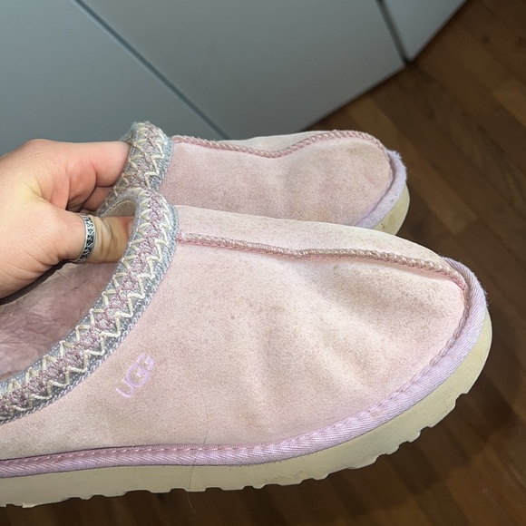 Ugg Womens Tasman Classic Slip On Slippers Slides Low Pink Fur Size 8 - Picture 13 of 13